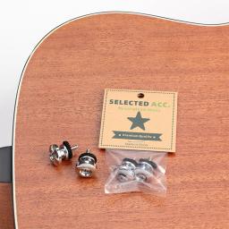 Cabeça chata Non-Slip Straplock Guitarra Elétrica, Metal, Baixo, Segurança, Pin End, Acessórios para Instrumentos Musicais - Image 3