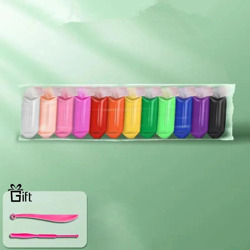 Argila super leve com ferramentas para modelagem DIY, argila colorida segura e não tóxica para crianças, argila seca ao ar, 36 cores - Image 1