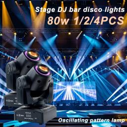 Girando Magia LED Luzes do Palco, Luzes do Palco, Dança Disco, Lâmpada de Atmosfera Mágica, Festa em Bar, Natal, Clube, DJ, Show, 30W, 60W, 80W, Novo - Image 1