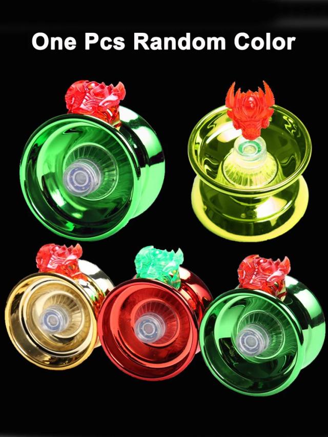 Yo-Yo de Alumínio Profissional para Crianças e Adultos - Brinquedo Clássico com Rolamento de Alta Velocidade, Ideal para Meninos e Meninas