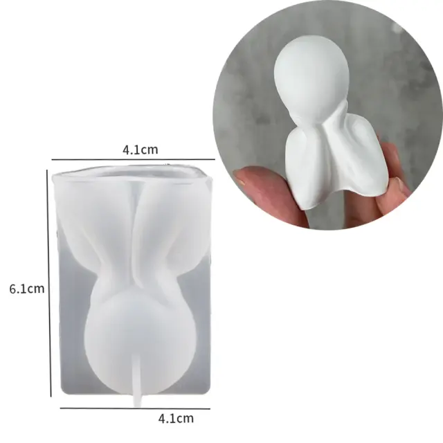 DIY de Moldes para Estátuas em Silicone: Criação de Ornamentos Abstratos em Gesso, Resina Epóxi e Concreto para Artesanato e Velas