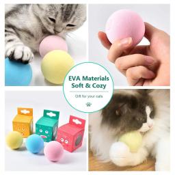 Youpin xiaomi inteligente gato bola brinquedos interativos catnip animais de estimação jogando bola gatos treinamento brinquedo animais de estimação squeaky suprimentos produtos brinquedo gatos - Image 4