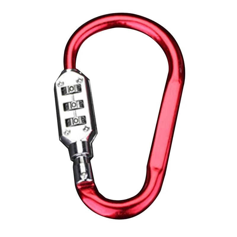 D-Type Escalada Mosquetão Profissional, Forma D, Montanhismo Fivela Ganchos, Safety Lock, Equipamento ao ar livre Acessório - Image 1