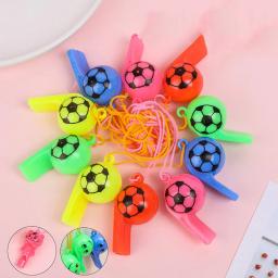 12 pçs apito árbitro esporte rugby festa esportes ao ar livre como apito treinamento escola futebol colorido cordão apito - Image 1