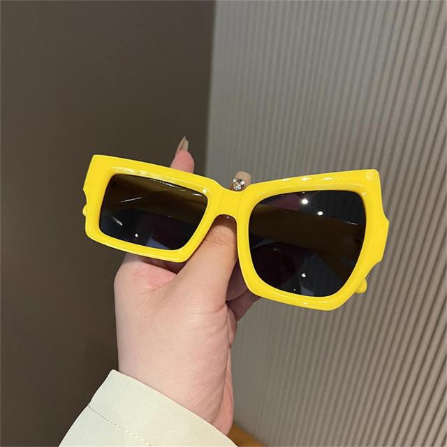 Óculos de Sol Assimétricos Moda Festa Hip Hop Dança Piscina Traje Decoração