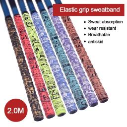 Anti-Slip Raquete Grip Tape, Espessado Vara De Pesca, Gradiente De Cor, Badminton Raquete, Colorido Grip Tape, Tênis Raquete - Image 1