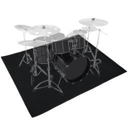 Esteira de Bateria Elétrica para Bateria Tapete Soundproof, Tapete, Acessórios de Bateria, Conjunto de Bateria Elétrica, Presente para Bateristas - Image 1
