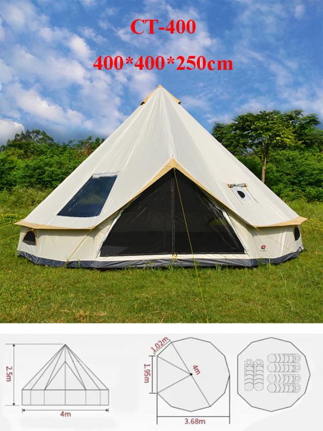 Experiência de Glamping Luxuoso em Yurt na Mongólia para Famílias com Acampamento ao Ar Livre em Tenda Antistorm com Revestimento UV