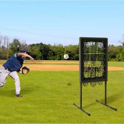 Baseball portátil Net com alvo bolsos, rebatidas gaiola, formação Aid, 9 buracos, Strike Zone, Pitching Nets - Image 2