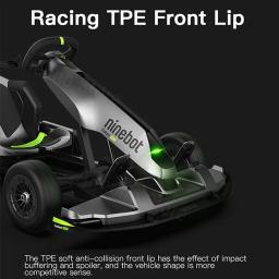Original ninebot frente kit de proteção plástico para ninebot gokart pro reequipamento inteligente auto equilíbrio scooter elétrico peças reposição - Image 2