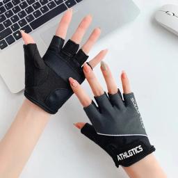 Luvas Esportivas Meio-Dedo para Homens e Mulheres, Ciclismo, Escalada, Montanhismo, Corrida, Tiro, Ao Ar Livre, Fitness - Image 1