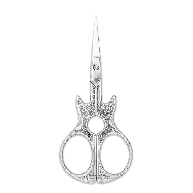 Vintage Costura Tailor Tesoura para Bordados, Ferramentas De Costura, Acessórios, Padrão De Guitarra, Artesanato - Image 1