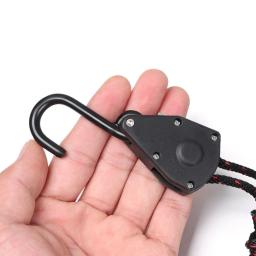 Polia De Fixador De Corda Ajustável, tensor De Cabides, Fixo Fivela Luzes, Levantamento Toldo, Corda De Vento, Ferramenta De Acampamento, 1 Conjunto - Image 4