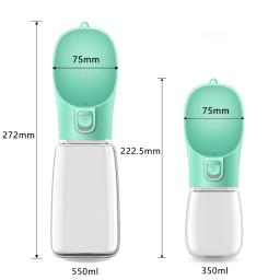 Garrafa de água portátil para cães e gatos, tigela de bebida, ao ar livre, caminhar, cachorro, pet, viagem, pequeno, grande, cão suprimentos - Image 5
