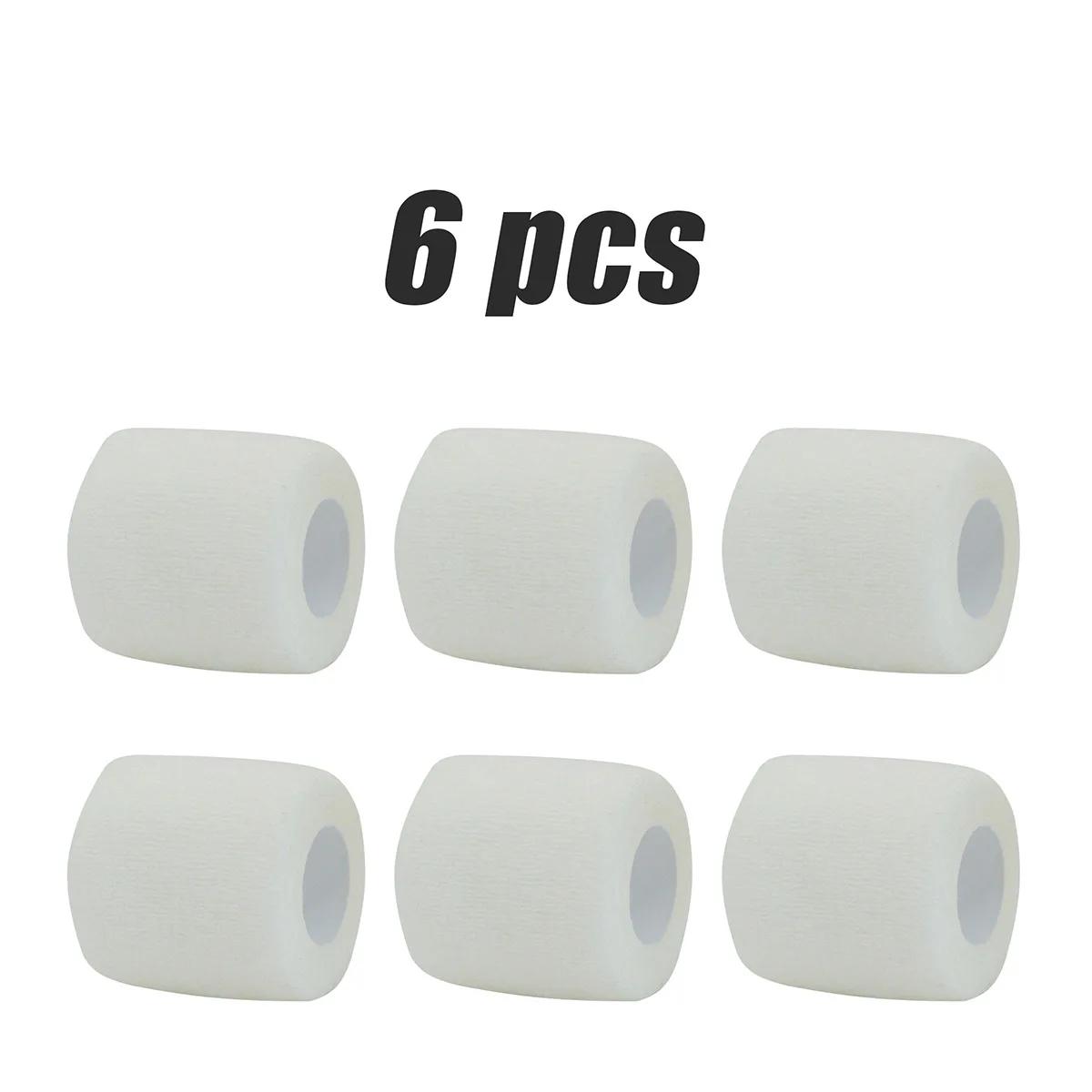 Atadura de fixação autoadesiva para animais de estimação, atadura para animais, rasgando as mãos, elástico impermeável, 5 cm x 4,5 m, 6 peças - Image 1