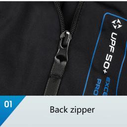 Roupas de mergulho para homens, protetor solar à prova de frio, mergulho, surf, maiô com zíper, elástico, anti-risco, equipamento esportivo aquático - Image 6