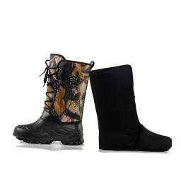 Novos sapatos masculinos camuflados Big Tree, botas de neve de cano alto, botas de pesca impermeáveis, botas de pelúcia de inverno - Image 5
