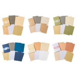 Embossing Textura Material Papers, DIY Scrapbooking, Papel de Embalagem, Colagem Diário, Album Background, Papel Craft, 10pcs por pacote - Image 5