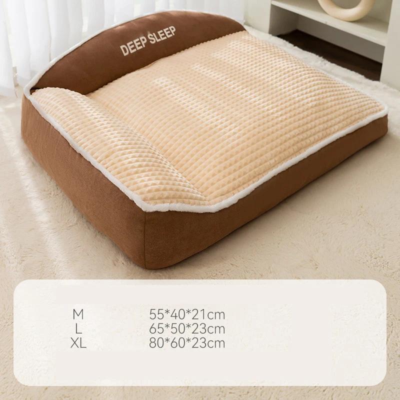 Luxo inverno quente cão grande sofá-cama, cão de joelho, gato esteiras, almofada da casa, pet dormir camas, esteira para cães grandes e pequenos - Image 1