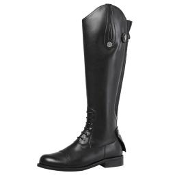 Botas femininas de couro genuíno, botas de equitação longas, equipamento equestre, novo para outono e inverno - Image 1