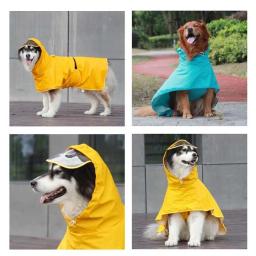 Impermeável Tudo Incluído Impermeável para Cães, Jaqueta de Chuva para Cães Pequenos Médios e Grandes, Roupas para Cães, Pet Shop, Casaco com Capuz, M-9XL - Image 4
