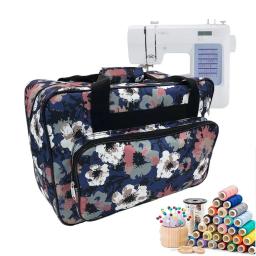 Máquina de costura, sacola universal, saco de armazenamento portátil, capa protetora contra poeira com bolso para a máquina de costura mais padrão - Image 1