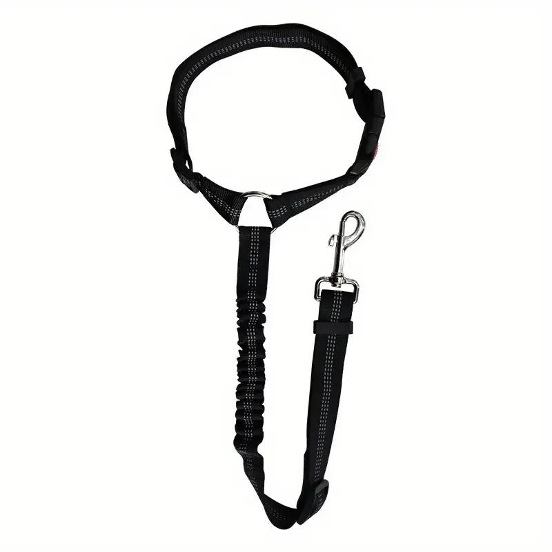 Cinto de segurança reflexivo para pet, trela para cães pequenos, coleira de cachorro, acessórios para caminhadas e viagens, suprimentos carro - Image 1