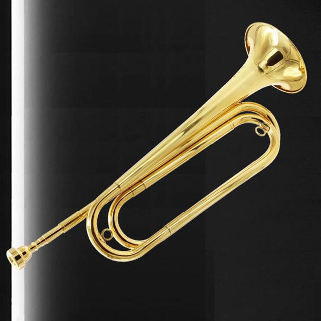 Cavalaria Trompete 7C com Bocal de Sinal - Instrumento Musical Vintage em Bronze para Iniciantes em Banda e Orquestra