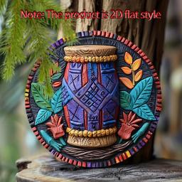 Africano Djembe Drum Metal Sign, perfeito para a primavera e verão Decor, presente ideal para o dia dos namorados, casa, escritório, quarto - Image 3