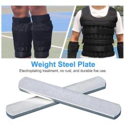 Placa de aço de peso para carga, acessórios de treinamento para colete ponderado, tornozelo perna, força esportiva, equipamentos de fitness, 8PCs - Image 3