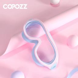 Óculos de natação para crianças e meninas, armação grande, antiembaçante, máscara de piscina para crianças, óculos de mergulho de silicone - Image 4