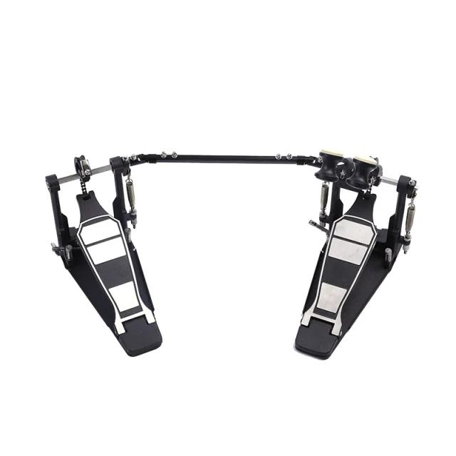 Kit de Pedal para Bateria ZPD-100 com Duplo Martelo, Alta Qualidade e Proteção Contra Ferrugem