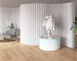 Parede de papel de órgão dobrável branco personalizável, tela removível e divisórias, divisória de escritório e varanda, 2m, 3m - Image 5