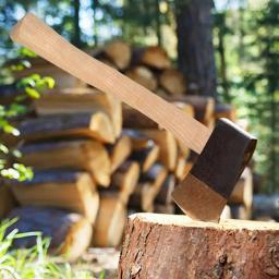 Machado Substituição Handle para Camping, Cabo de Madeira, Longo Curvo, Camping Parte, Acampamento, Martelo Substituível, Ferramentas para Lath Hatchet - Image 3