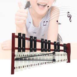 Xilofone Glockenspiel com Marretas, Medida Compacta Profissional para Amantes de Música Adultos e Crianças, 25 Notas - Image 3