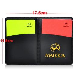 Apito do árbitro com caneta, cartões vermelhos e amarelos e caneta, Professional Match Supplies, cartão de advertência, futebol, 1 conjunto - Image 4