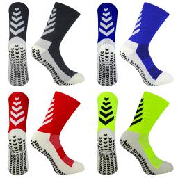 Meias atléticas antiderrapantes respiráveis amortecidos para homens, futebol, futebol, corrida, ioga, basquete, caminhadas, meias esportivas - Image 1