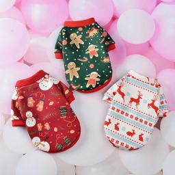 Terno bonito de gato estampado, pulôver quente para gatos, suéter macio para gatinho Kedi, roupas Sphynx, primavera e outono - Image 3