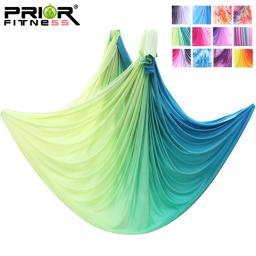 Anti-Gravidade Ombre Yoga Hammock para Crianças, Aerial Yoga Equipamento, Balanço Aéreo, Dispositivo de Tração, Fitness, 4m - Image 6