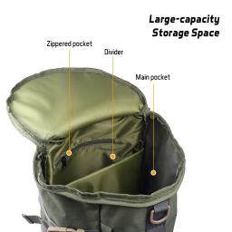 Multi-Funcional Grande Capacidade Mochila De Pesca, Viagem Ao Ar Livre, Camping, Rod Reel Tackle, Ombro Saco De Bagagem - Image 5
