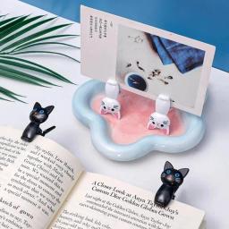 2/20 pçs clipes de vedação de alimentos em forma de gato clipe de mesa de escritório foto mensagem lanche pão reutilizável selador grampos saco de armazenamento em casa braçadeiras - Image 4
