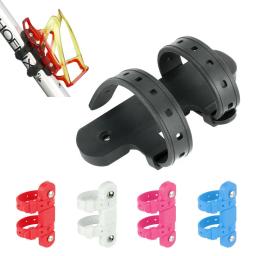 Suporte para garrafa de água de bicicleta Gaiola de garrafa de silicone Cinta de selete Fork Frame Montagem Multi Local Peças de bicicleta 5 cores - Image 1