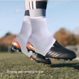 Futebol chuteiras rendas capas para homens, equipamentos de futebol, futebol e rugby capas, futebol e chapelaria, proteção aprimorada - Image 2