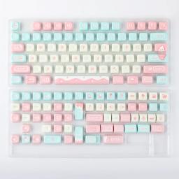 KiiBOOM Ice Cream Dream Keycaps Set, PBT Keycaps, Perfil MOA, Teclado Gaming Mecânica, 132 Chaves - Image 5