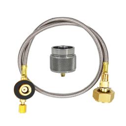 Cilindro exterior Adaptador De Enchimento, Fogão A Gás De Acampamento, Adaptador De Recarga De Gás, Acessórios Conector Do Forno Do Tanque, Europa - Image 4