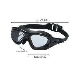 Anti Fog Swim Pool Goggles, Vista Ampla, Proteção UV, Sem Vazamento, Mulheres, Homens, Adulto, Crianças - Image 6