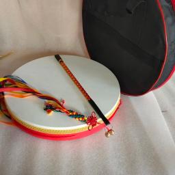 30/35/40/50cm de madeira tamborim à mão jingle-tamborim de música de tambor de percussão à mão adequado para presentes infantis festa - Image 2