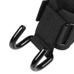 Halterofilismo Ganchos Luva Mão Bar, Correias De Pulso Para Fitness, Powerlifting Suporte De Treinamento De Força, Haltere Lift Grip Belt - Image 4