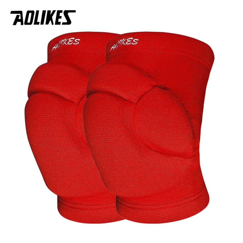 AOLIKES-Joelheiras Esportivas Espessamento, Voleibol, Joelheira Esportes Radicais, Suporte Brace, Dança, Yoga, Protetor Elástico, 1 Par - Image 1