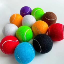 Bola de borracha reforçada profissional do treinamento durável da elasticidade alta do amortecedor da bola de tênis para o treinamento da escola do clube - Image 2